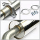 01-05 Lexus IS300 Single Rolled Tip Catback Exhaust - Stainless Steel