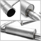 2007-2011 Jeep Wrangler 4DR Single Tip Catback Exhaust - Stainless Steel