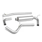 2007-2011 Jeep Wrangler 4DR Single Tip Catback Exhaust - Stainless Steel