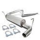 2012-2017 Jeep Wrangler Single Catback Exhaust System Stainless Steel