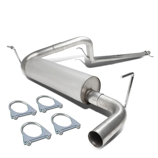 2012-2017 Jeep Wrangler Single Catback Exhaust System Stainless Steel