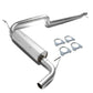 2012-2017 Jeep Wrangler Single Catback Exhaust System Stainless Steel