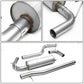 2012-2017 Jeep Wrangler Single Catback Exhaust System Stainless Steel