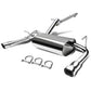 2007-2016 Jeep Wrangler 2DR Catback Exhaust System Stainless Steel