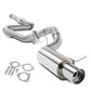 2000-2005 Mitsubishi Eclipse V6 Single Tip Catback Exhaust Stainless Steel