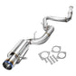 00-05 Mitsubishi Eclipse V6 Catback Exhaust Single Burnt Tip Stainless Steel