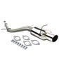 2006-2012 Mitsubishi Eclipse Single Tip Catback Exhaust Stainless Steel