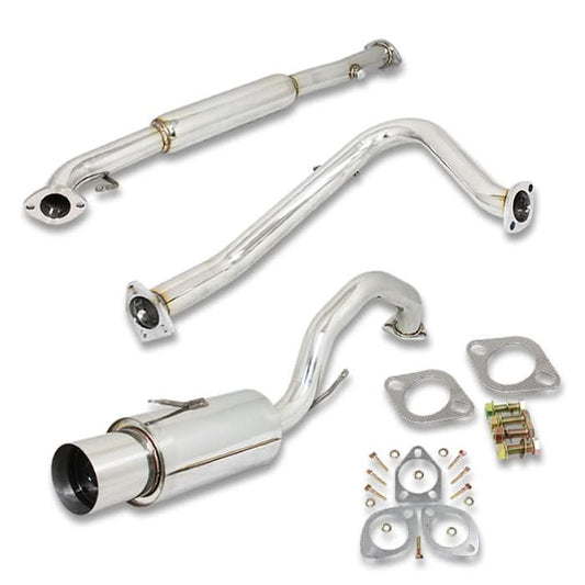 95-99 Mitsubishi Eclipse Non Turbo Catback Exhaust Single Tip Stainless Steel