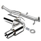 90-97 Mazda Miata Single Rolled Tip Catback Exhaust - Stainless Steel