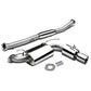 90-97 Mazda Miata Single Rolled Tip Catback Exhaust - Stainless Steel
