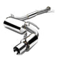 90-97 Mazda Miata Single Rolled Tip Catback Exhaust - Stainless Steel