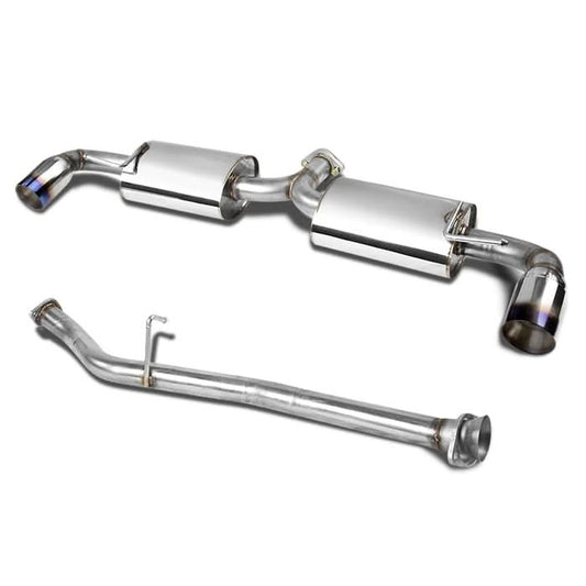 04-09 Mazda RX8 Dual Burnt Tip Catback Exhaust Stainless Steel