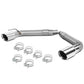 10-15 Chevrolet Camaro Dual Rolled Tip Axleback Exhaust Stainless Steel