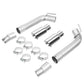 10-15 Chevrolet Camaro Dual Rolled Tip Axleback Exhaust Stainless Steel