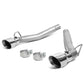 10-15 Chevrolet Camaro 6.2L Axelback Dual Rolled Tip Exhaust Stainless Steel