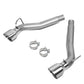 10-15 Chevrolet Camaro 6.2L Axelback Dual Rolled Tip Exhaust Stainless Steel