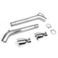 10-15 Chevrolet Camaro 6.2L Axelback Dual Rolled Tip Exhaust Stainless Steel