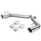 2016-2018 Chevrolet Camaro Axleback Exhaust Dual Rolled Tip Stainless Steel