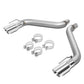 2016-2018 Chevrolet Camaro Axleback Exhaust Dual Rolled Tip Stainless Steel