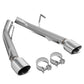 2005-2010 Ford Mustang Axleback Exhaust Dual Rolled Tip Stainless Steel