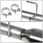 2005-2010 Ford Mustang Axleback Exhaust Dual Rolled Tip Stainless Steel