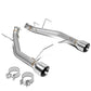 11-14 Ford Mustang 3.7L Axelback Exhaust Dual Rolled Tip Stainless Steel