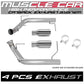 2011-2014 Ford Mustang 5.0L Axleback Exhaust Dual Rolled Tip Stainless Steel