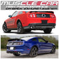 2011-2014 Ford Mustang 5.0L Axleback Exhaust Dual Rolled Tip Stainless Steel