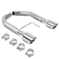 2015-2017 Ford Mustang 2.3L EcoBoost Axleback Exhaust Stainless Steel