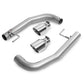 2015-2017 Ford Mustang 5.0L Axleback Exhaust Dual Rolled Tip Stainless Steel