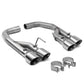 2018-2020 Ford Mustang 5.0L Axleback Exhaust Dual Rolled Tip Stainless Steel