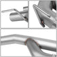 2018-2020 Ford Mustang 5.0L Axleback Exhaust Dual Rolled Tip Stainless Steel