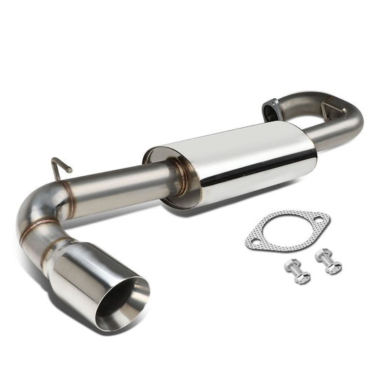 2011-2016 Scion tC Axle Back Exhaust Single Rolled Tip Stainless Steel