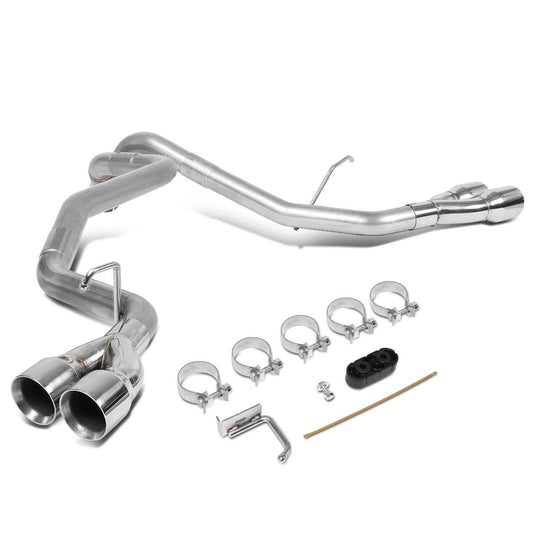 2009-2013 GMC Yukon Denali Quad Tip Axleback Exhaust Stainless Steel