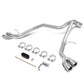 2009-2013 GMC Yukon Denali Quad Tip Axleback Exhaust Stainless Steel