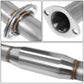 02-06 Nissan Altima 2.5L Single Oval Burnt Tip Catback Exhaust Stainless Steel