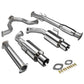 2007-2012 Nissan Altima Sedan Dual Rolled Tip Catback Exhaust - Stainless Steel