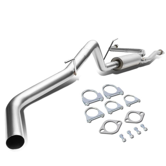2005-2017 Nissan Frontier Single Tip Catback Exhaust - Stainless Steel