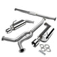 2004-2008 Nissan Maxima Dual Rolled Tip Catback Exhaust - Stainless Steel