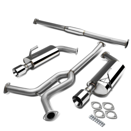 2004-2008 Nissan Maxima Dual Rolled Tip Catback Exhaust - Stainless Steel