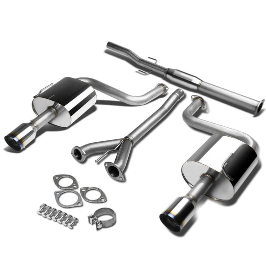 2009-2015 Nissan Maxima Catback Exhaust System Dual Burnt Tips Stainless