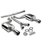2009-2015 Nissan Maxima Catback Exhaust System Dual Burnt Tips Stainless