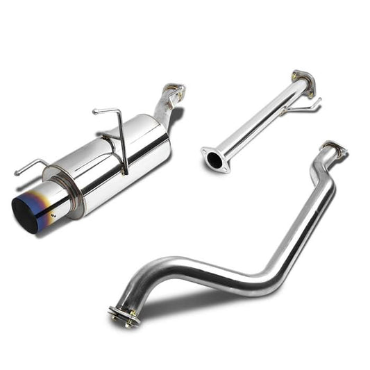 2002-2006 Nissan Sentra Catback Exhaust Single Burnt Tip Stainless Steel