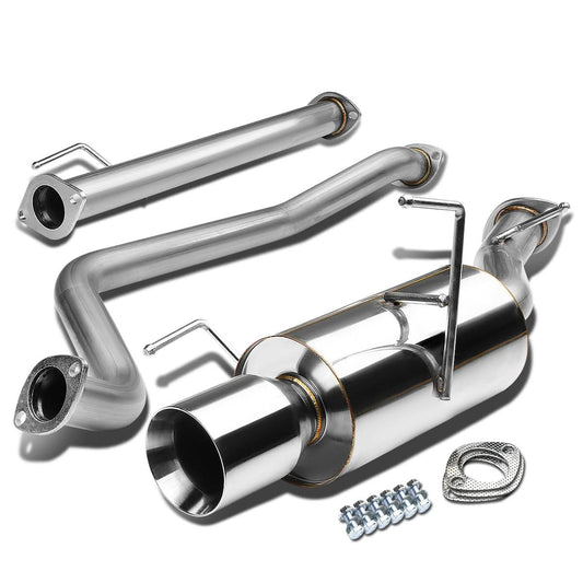 2002-2006 Nissan Sentra Catback Exhaust Single Rolled Tip Stainless Steel