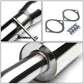 89-94 Nissan 240SX Catback Exhaust Single Rolled Tip Stainless Steel