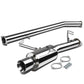 1995-1998 Nissan 240SX S16 Dual Tip Catback Exhaust - Stainless Steel
