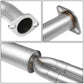 2007-2015 Nissan Titan Single Tip Catback Exhaust Stainless Steel