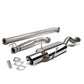 02-06 Acura RSX OE Style Single Tip Catback Exhaust - Stainless Steel