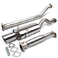 02-06 Acura RSX OE Style Single Tip Catback Exhaust - Stainless Steel