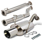 02-05 Honda Civic Si EP3 OE Style Single Tip Catback Exhaust - Stainless Steel